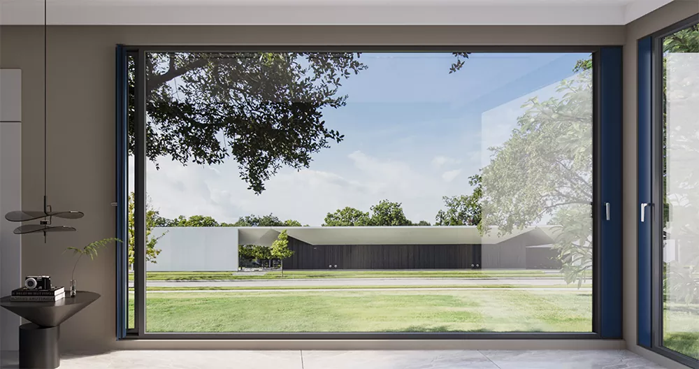 Innowacyjne okna aluminiowe mikrowentylacyjne do nowoczesnych budynków mieszkalnych i komercyjnych